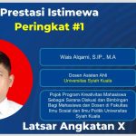 Dosen Ilmu Pemerintahan Unsyiah Raih Prestasi Istimewa #1 Latsar Angkatan X